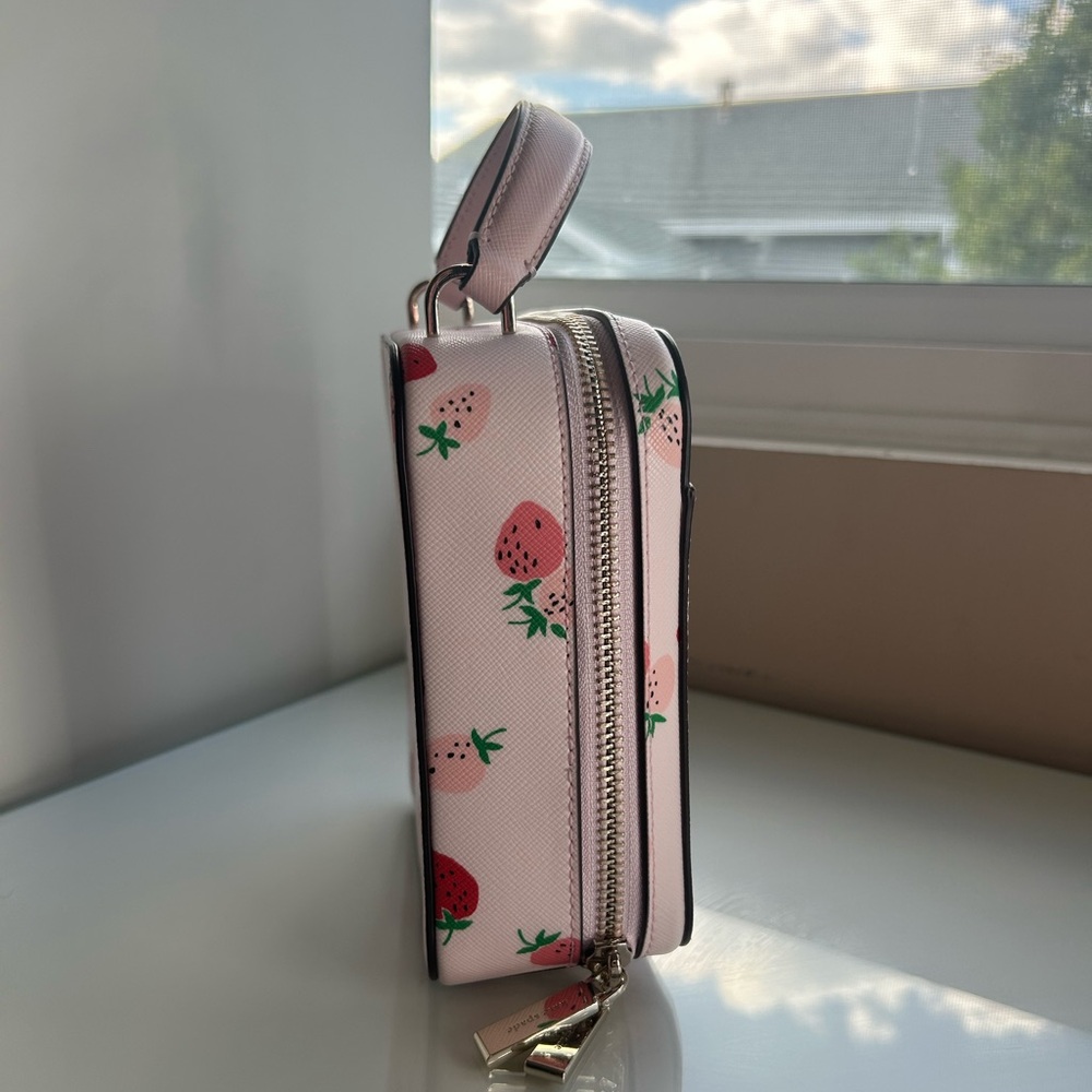 Kate Spade Strawberry Pink Small Crossbody - Picture 4 of 15